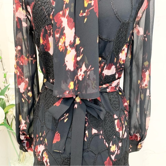 NWT Reiss Rakel Floral Mini Dress 2NWT - Picture 11 of 16